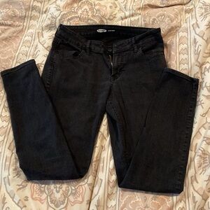 Old Navy Women’s Size 4 Black Cotton Super Skinny Jeans